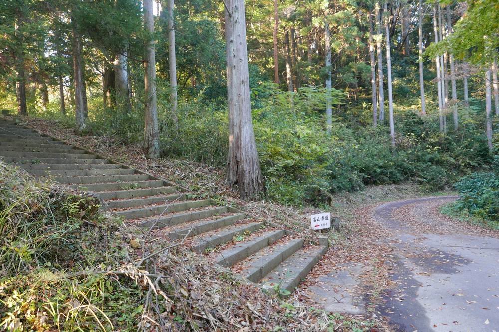 松島四大観麗観（富山）ののぼり石段の階段風景写真1