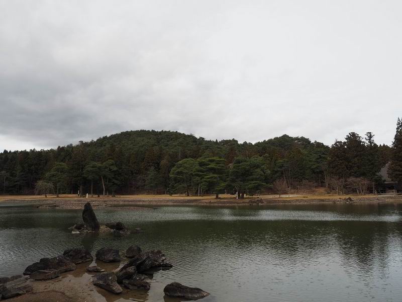 毛越寺庭園の風景