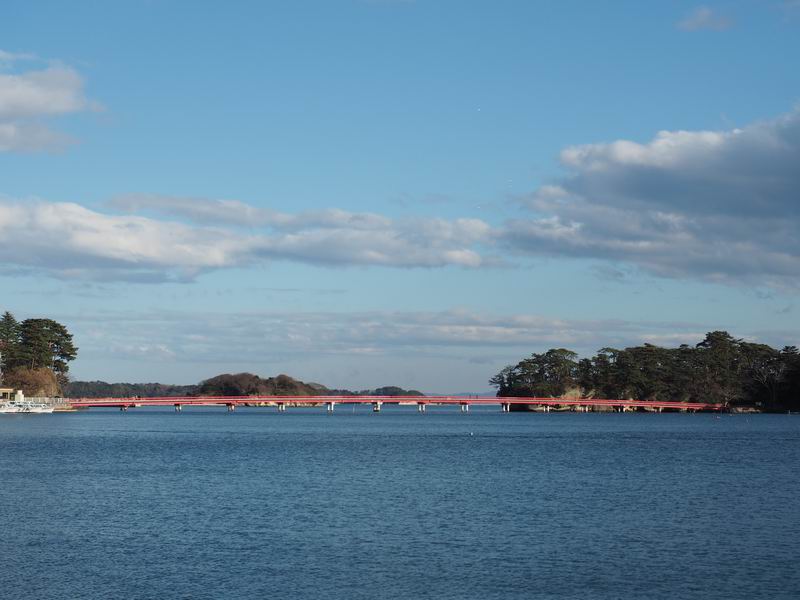 松島福浦橋の風景写真